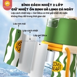 Bình nước thể thao có thể xịt khoáng Mideer Portable Spray Cup siêu nhẹ
