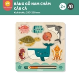 Bảng Ghép Hình Núm Gỗ Cao Cấp Cho Bé - Mideer Wooden Peg Puzzles