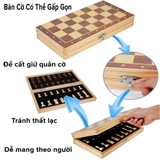 Bộ Cờ Vua Bằng Gỗ Sồi Cao Cấp