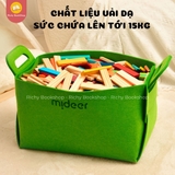 Giỏ túi vải đựng đồ chơi