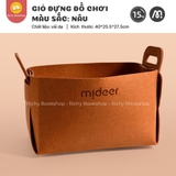 Giỏ túi vải đựng đồ chơi