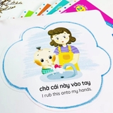Sách - Ehon Tương Tác Lật Mở - Kỹ Năng An Toàn Cho Bé Song Ngữ Việt Anh (Bộ 10 Cuốn)
