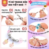 Vòng tay cho bé gái kèm charm lắc tay Mideer Girls Power Lacing Beads Fantastic Garden Hộp quà tặng