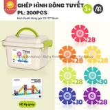 Đồ chơi sáng tạo ghép hình bông tuyết