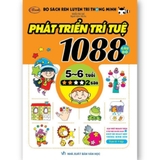1088 Câu Đố Phát Triển Trí Tuệ 5-6 Tuổi (Bộ 4 cuốn )