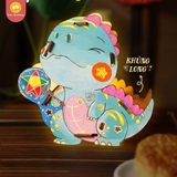 Đèn lồng trung thu tự tô màu bằng gỗ