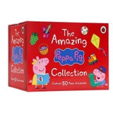 Sách The Amazing Peppa Pig Collection - Bộ Peppa Pig đỏ 50 cuốn kèm file nghe