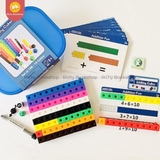 Đồ chơi giáo dục học toán và xếp hình sáng tạo - Paico Number Blocks Linking Cubes