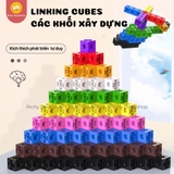 Đồ chơi giáo dục học toán và xếp hình sáng tạo - Paico Number Blocks Linking Cubes