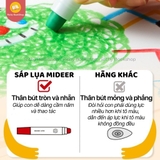 Bút màu sáp hữu cơ kèm quai xách - Mideer Silky Crayon
