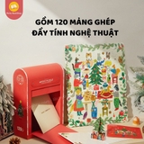 Bộ xếp hình Noel Mideer Christmas Gift box puzzle