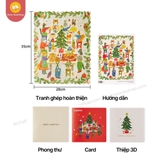 Bộ xếp hình Noel Mideer Christmas Gift box puzzle