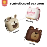 Balo Zoyzoii mã B18-B Forest Series Backpack hình động vật cho bé mẫu giáo đi học - Cặp đi học cho bé 2 3 4 5 tuổi