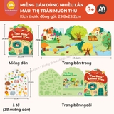 Lều dã ngoại chống thấm nước kèm thảm và ghế cho bé - Mideer Deer Camp Party