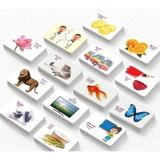 Thẻ Học Thông Minh Flashcard song ngữ Việt - Anh 16 Chủ Đề