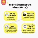 Bút dạ màu Acrylic Mideer Markers siêu mềm kèm bút dạ màu nhũ highlight