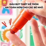 Bút màu dạ nước đầu tròn Mideer Round-tip Washable Marker