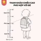 Balo đi học cho bé lớp 1, bé mầm non siêu nhẹ - Zoyzoii Series Kids Backpack Mã B19