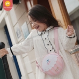 Túi đeo chéo bằng vải SBR cao cấp hình tròn cho bé chính hãng Zoyzoii Kid's Messenger Bag mã B29