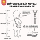 Túi đeo chéo bằng vải SBR cao cấp hình tròn cho bé chính hãng Zoyzoii Kid's Messenger Bag mã B29