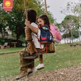 Balo mầm non cho bé Zoyzoii Exploe Denim bag mã B85