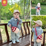 Túi đeo chéo mini thời trang cho bé Zoyzoii Mushroom bag mã B39