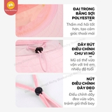 Mũ chống nắng rộng vành chống tia UV cho bé Zoyzoii Large Brim Sun Hat mã B62