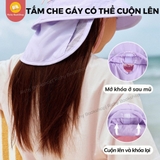 Mũ chống nắng rộng vành chống tia UV cho bé Zoyzoii Large Brim Sun Hat mã B62