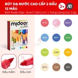 Hộp Bút Dạ Màu Nước An Toàn cho bé Washable Marker MIDEER