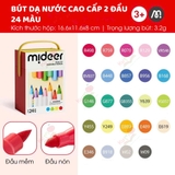 Hộp Bút Dạ Màu Nước An Toàn cho bé Washable Marker MIDEER