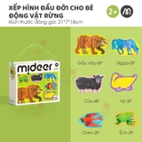 Bộ Đồ Chơi Xếp Hình Đầu Đời cho bé - My First Puzzle Mideer