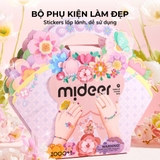 Hình xăm, sticker dán móng tay cho bé gái Mideer Garden Fairy Dress Up Sticker Pack 1000 miếng