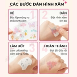 Hình xăm, sticker dán móng tay cho bé gái Mideer Garden Fairy Dress Up Sticker Pack 1000 miếng