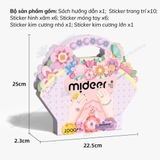 Hình xăm, sticker dán móng tay cho bé gái Mideer Garden Fairy Dress Up Sticker Pack 1000 miếng