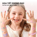 Hình xăm, sticker dán móng tay cho bé gái Mideer Garden Fairy Dress Up Sticker Pack 1000 miếng