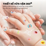 Hình Dán Móng Tay Giả Sành Điệu Cho Bé Gái - Mideer Nail stickers