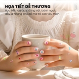 Hình Dán Móng Tay Giả Sành Điệu Cho Bé Gái - Mideer Nail stickers