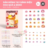 Hình Dán Móng Tay Giả Sành Điệu Cho Bé Gái - Mideer Nail stickers