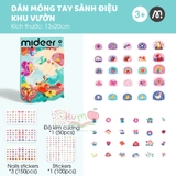 Hình Dán Móng Tay Giả Sành Điệu Cho Bé Gái - Mideer Nail stickers