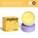 Slime trong suốt nhiều màu Mideer, đồ chơi Slime dẻo Pearly Putty an toàn cho bé