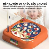 Đồ chơi câu cá mini cho bé phát nhạc chính hãng Goodway Happy Fishing Game - Đồ chơi giải trí vui nhộn