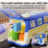 Đồ chơi xe buýt cho bé kèm âm thanh vui nhộn an toàn chính hãng Goodway Learning Bus
