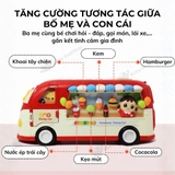 Đồ chơi xe buýt cho bé kèm âm thanh vui nhộn an toàn chính hãng Goodway Learning Bus