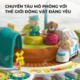 Đồ chơi Montessori bàn bận rộn cho bé có phát nhạc chính hãng Goodway đa năng cho bé có thể gấp gọn