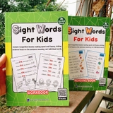 Sách - Bộ đôi Sight Words For Kids cho bé tập đọc, luyện từ