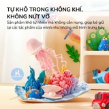 Đất nặn tự khô Mideer Airy Fun Clay an toàn cho bé, không dính tay, mềm mịn, đồ chơi sáng tạo trẻ em