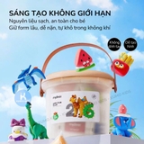 Đất nặn tự khô Mideer Airy Fun Clay an toàn cho bé, không dính tay, mềm mịn, đồ chơi sáng tạo trẻ em