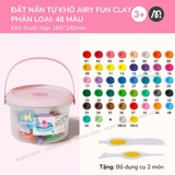 Đất nặn tự khô Mideer Airy Fun Clay an toàn cho bé, không dính tay, mềm mịn, đồ chơi sáng tạo trẻ em