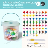 Đất nặn tự khô Mideer Airy Fun Clay an toàn cho bé, không dính tay, mềm mịn, đồ chơi sáng tạo trẻ em