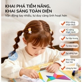 Bảng vẽ tự xóa Mideer Sensory Book - Bảng vẽ điện tử kèm trò chơi chủ đề du lịch cho bé